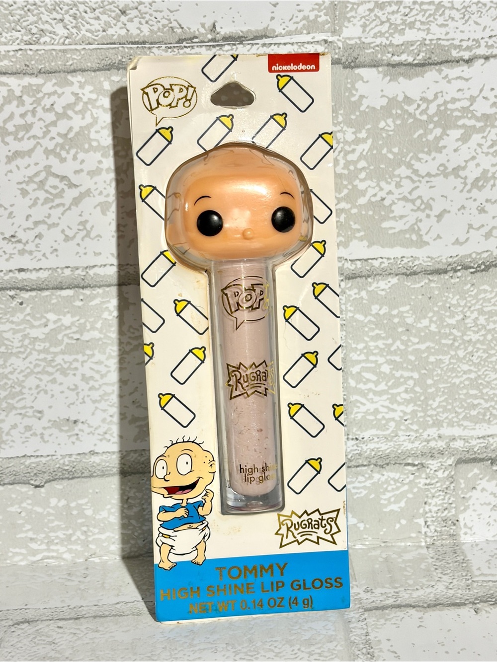 Funko Pop! X Rugrats Tommy High Shine Lip Gloss Peach Nude Pink Shimmer NEW